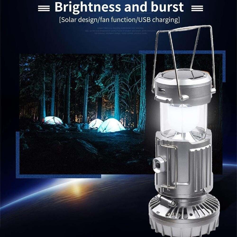 🔥LAST DAY 48% OFF 🔥6 in 1 Portable Outdoor LED Camping Lantern With Fan