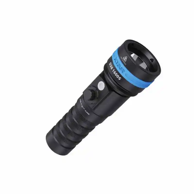 Upgrade D26 1600S Diving Flashlight