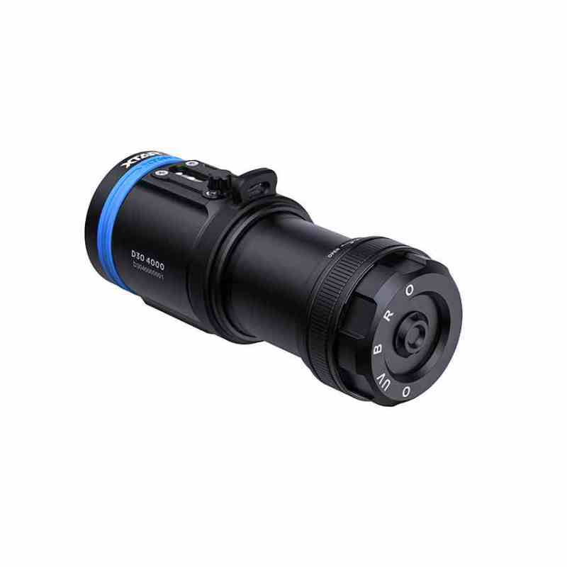 XTAR D30 4000lm Photography Diving Flashlight