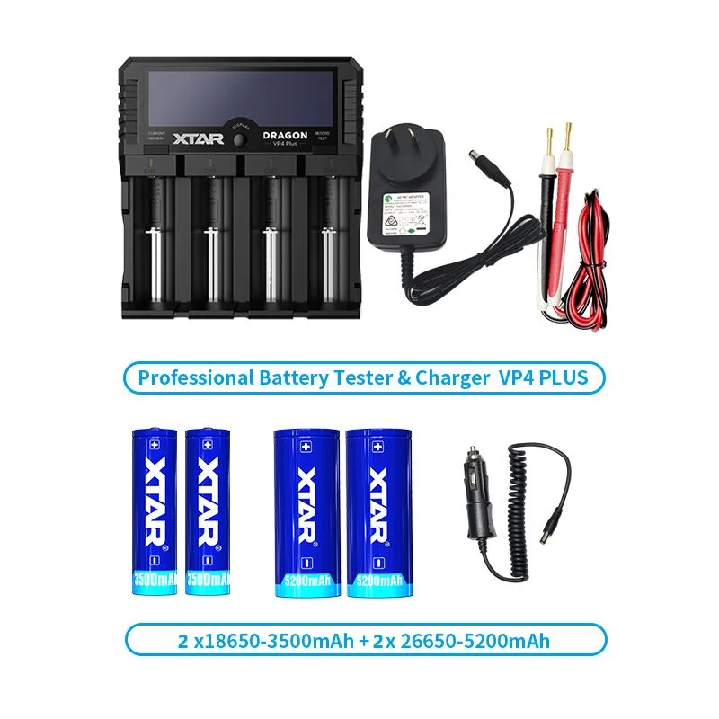 VP4 PLUS Professional Charger and Battery Bundle