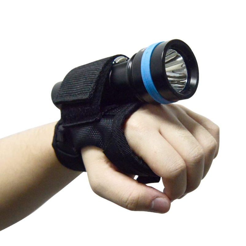 Universal Adjustable Wrist Strap for diving flashlights