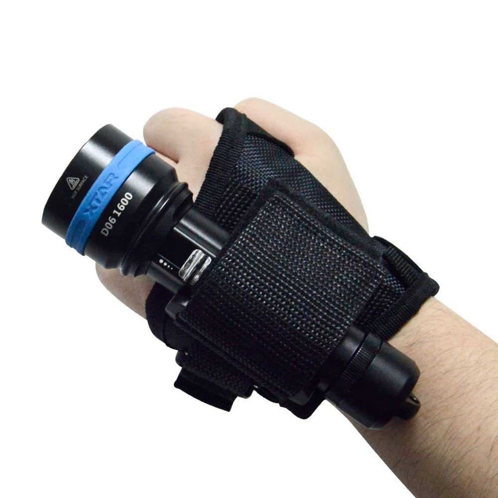 Universal Adjustable Wrist Strap for diving flashlights