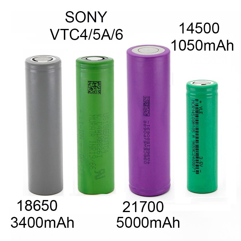 Unprotected Rechargeable Lithium Battery 18650/21700/14500