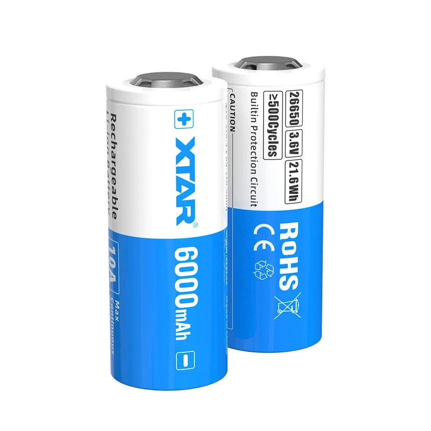 XTAR 26650 6000mAh 10A Battery
