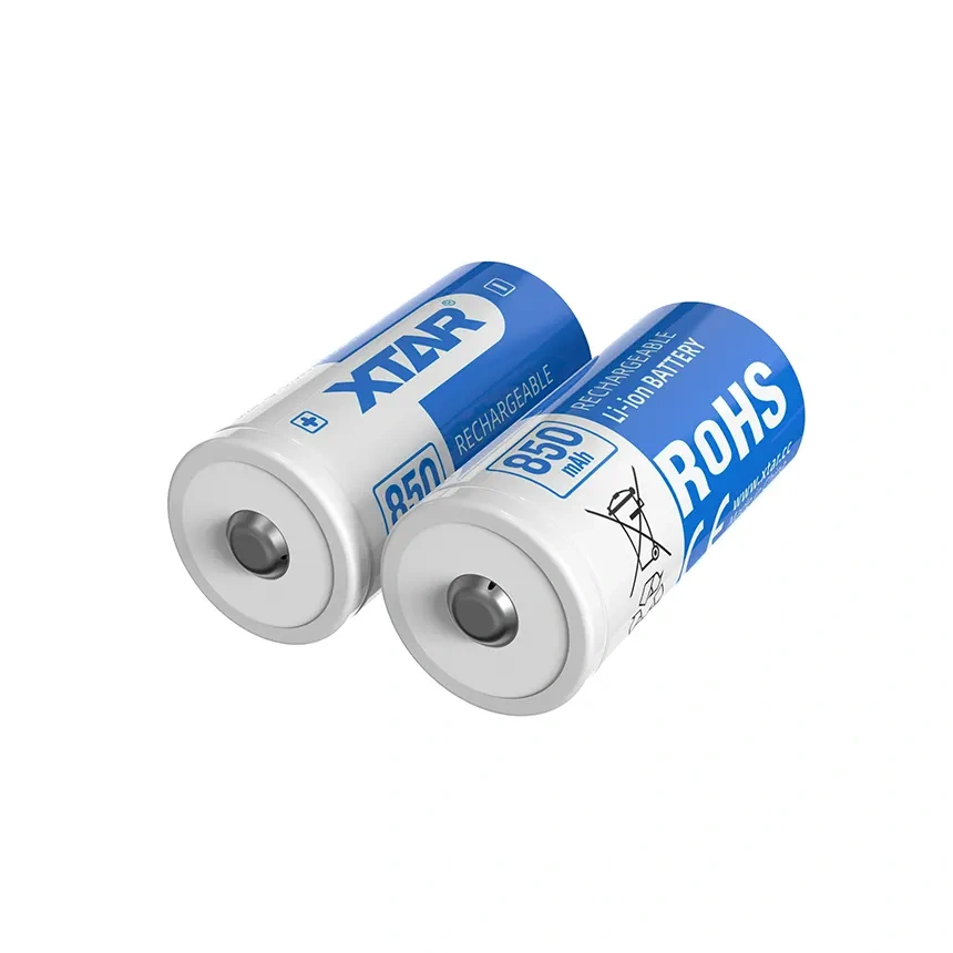 XTAR 16340 850mAh 2.5A Battery