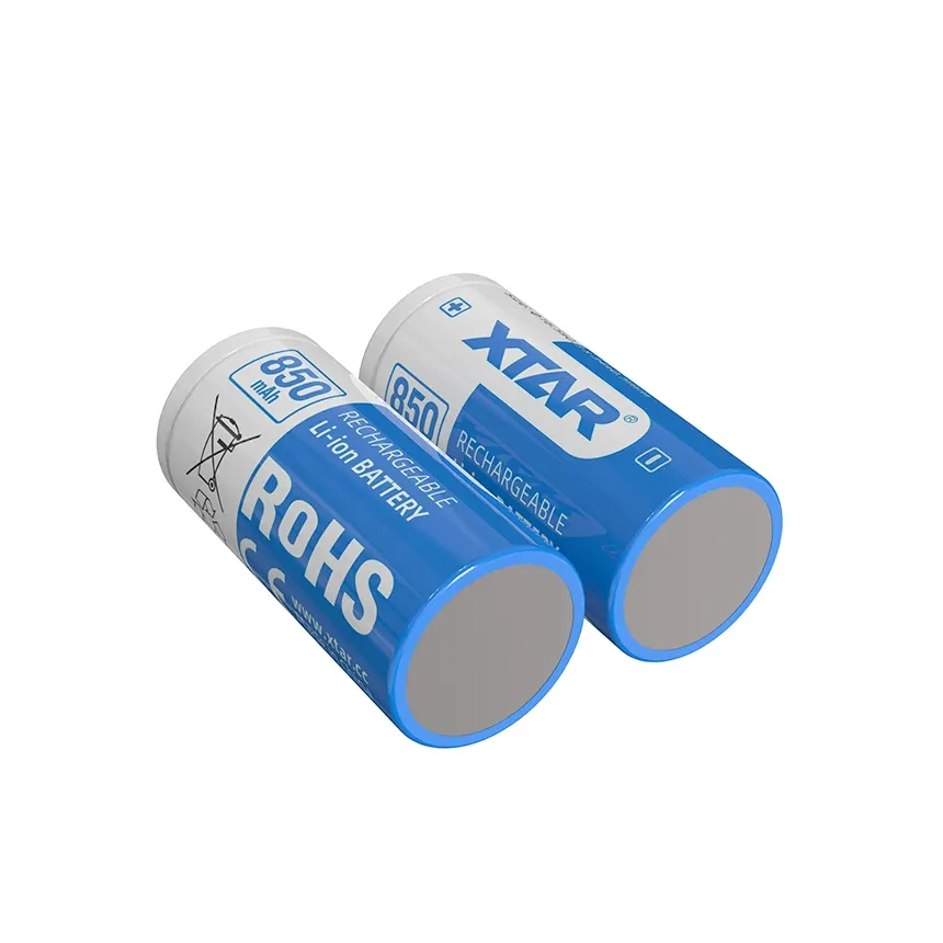 XTAR 16340 850mAh 2.5A Battery