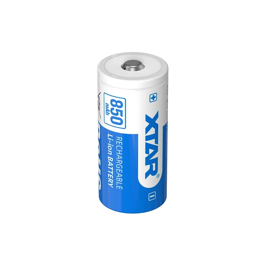 XTAR 16340 850mAh 2.5A Battery