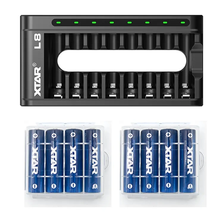 XTAR 1.5V AA 4150mWh Lithium ion Battery SET