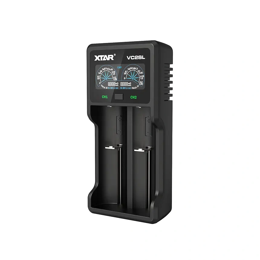 XTAR VC2SL Upgraded USB-C Li-ion/NIMH Battery Charger