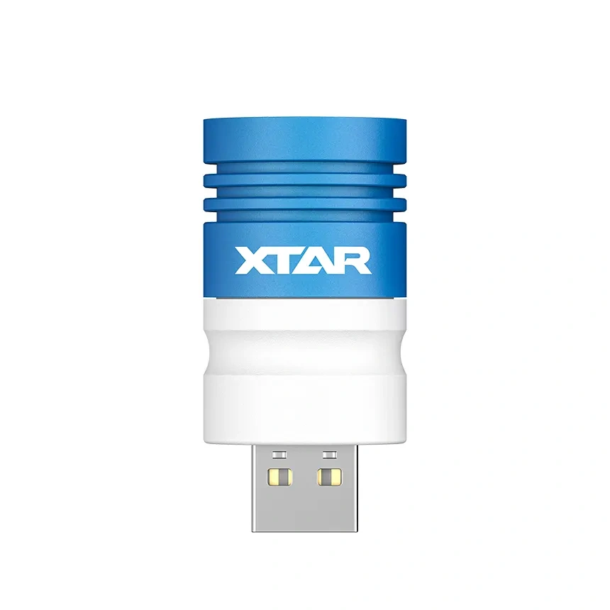 XTAR UL1-120 USB Four-color White/Red/Blue/Green Light with Strobe mode