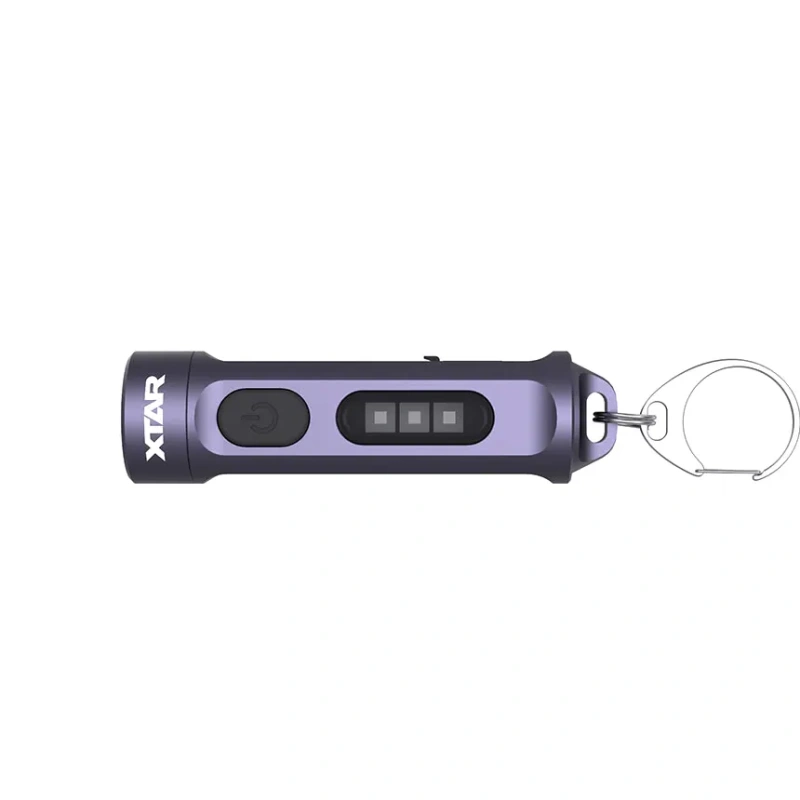 XTAR T1-UV 500 lumen USB Type-C Mini Keychain Light