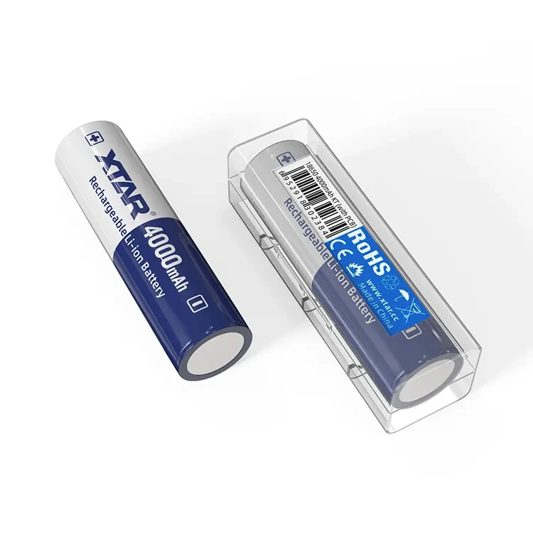XTAR High Capacity 3.6V 18650 4000mAh 10A Protected Lithium ion Battery
