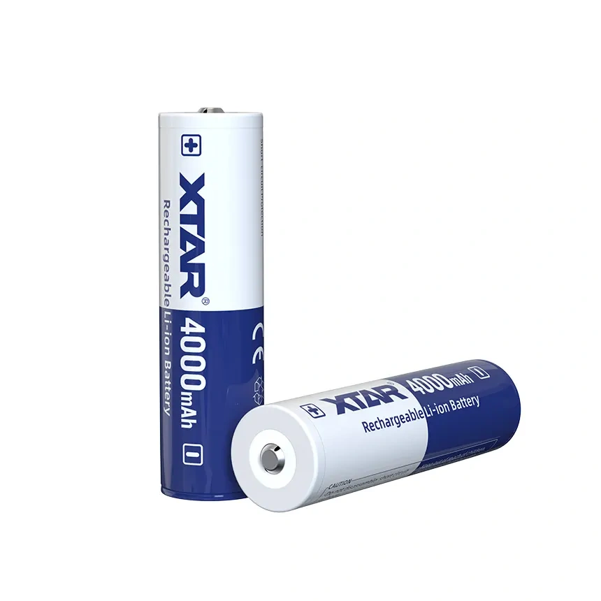 XTAR High Capacity 3.6V 18650 4000mAh 10A Protected Lithium ion Battery
