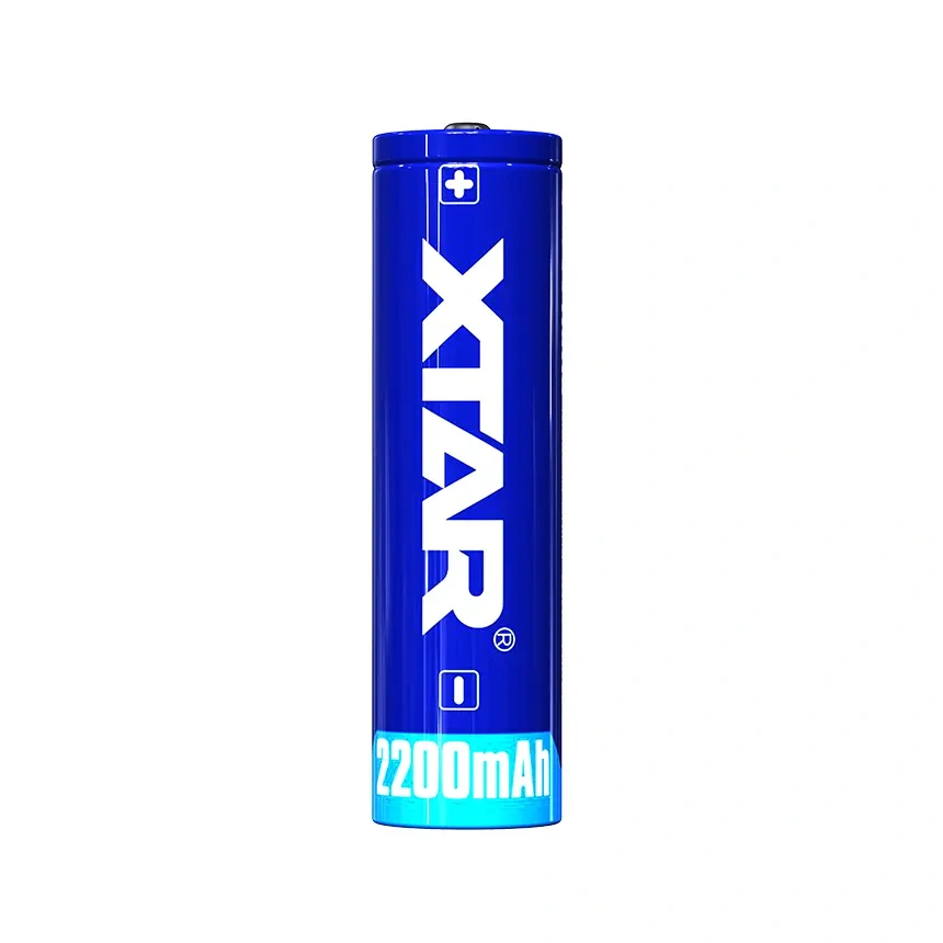 US Free Shipping XTAR 2200mAh 3.7V Rechargeable 18650 Lithium ion Battery