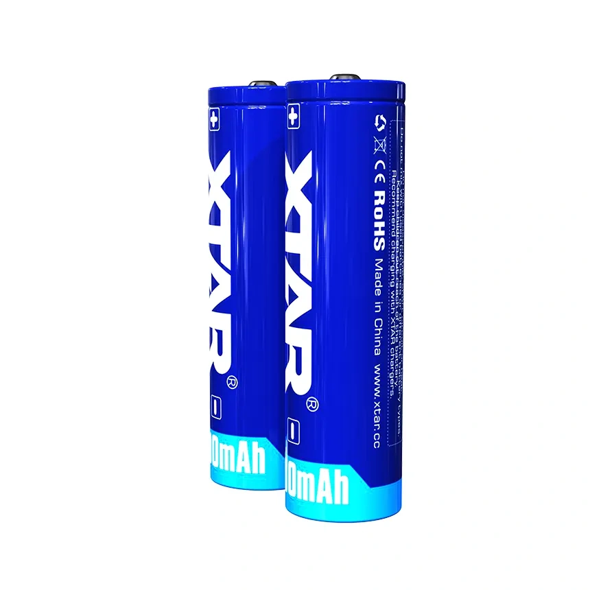US Free Shipping XTAR 2200mAh 3.7V Rechargeable 18650 Lithium ion Battery
