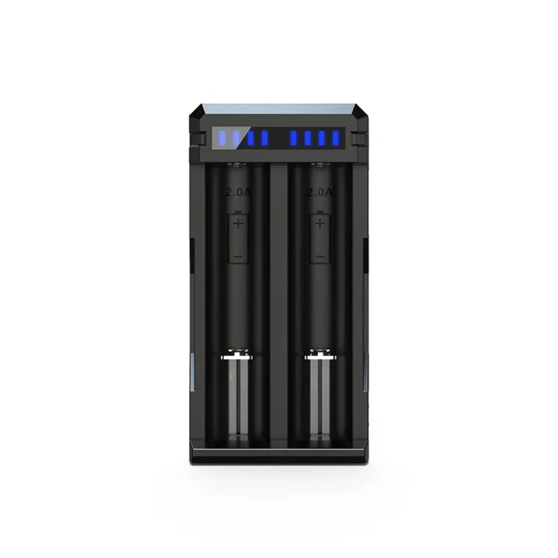 XTAR SC2 QC3.0 3A Type-C Fast Charger for 18650/20700//21700/26650 Batteries