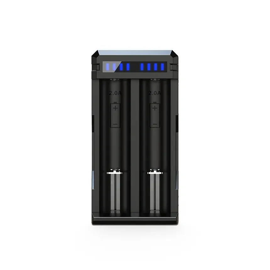 XTAR SC2 QC3.0 3A Type-C Fast Charger for 18650/20700//21700/26650 Batteries