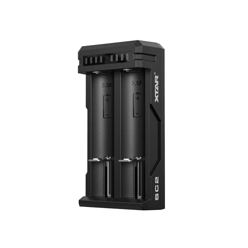 XTAR SC2 QC3.0 3A Type-C Fast Charger for 18650/20700//21700/26650 Batteries