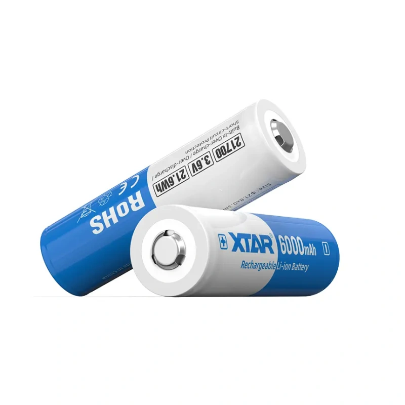 XTAR 21700 6000mAh 10A Lithium ion Battery for Flashlight