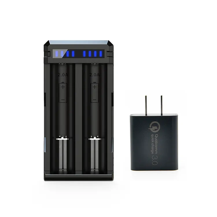 XTAR SC2 QC3.0 3A Type-C Fast Charger for 18650/20700//21700/26650 Batteries