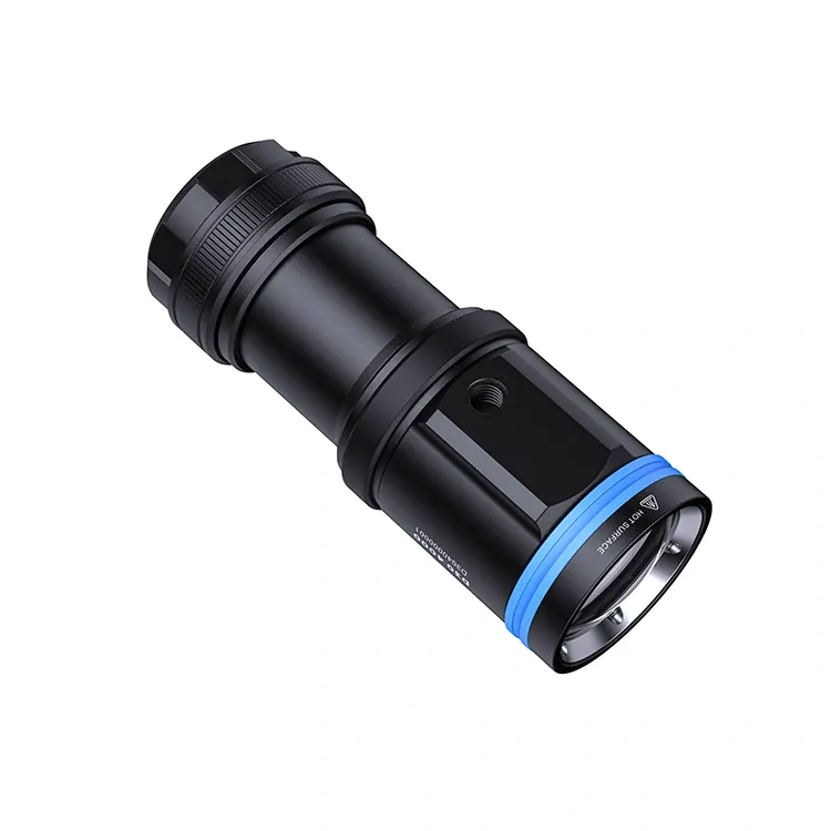 XTAR D30 4000 Lumens Scuba Diving Video Light, Multi-Color LED Underwater Flashlight with 130 Degree Wide Angle Beam, Underwater 100 Meters Diving Photography Light