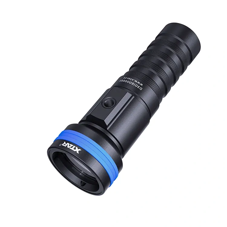 XTAR D30 1600 Lumens Scuba Diving Video Light, Multi-Color LED Underwater Flashlight with 130 Degree Wide Angle Beam, Underwater 100 Meters Diving Photography Light