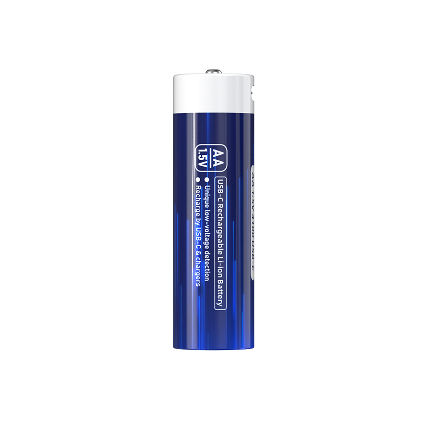 XTAR AA Lithium 4100mWh/2450mAh USB-C Battery with Low Voltage Indicator