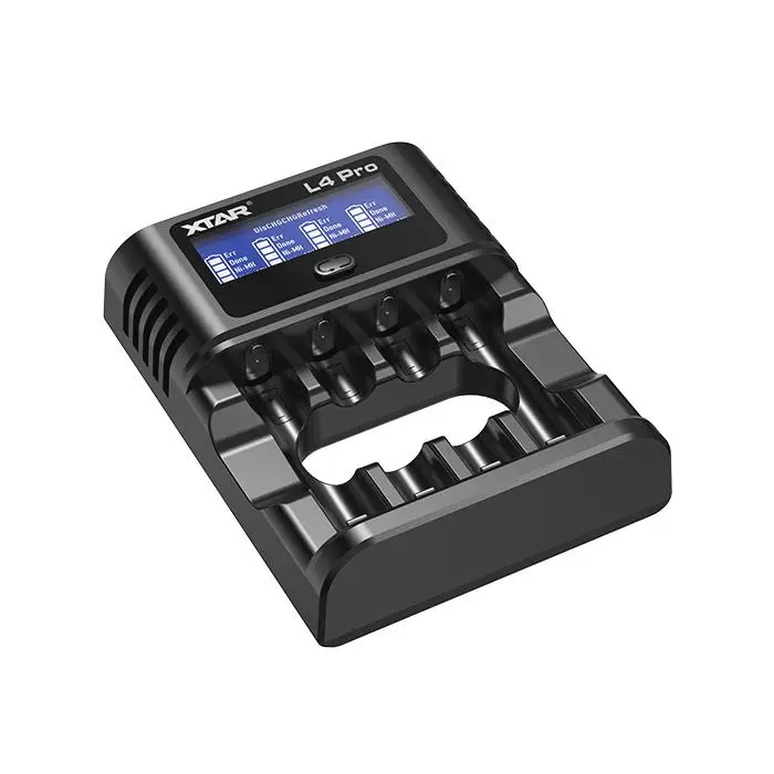XTAR L4 Pro Smart Charger for AA/AAA 1.2V NI-MH and 1.5V Lithium battery