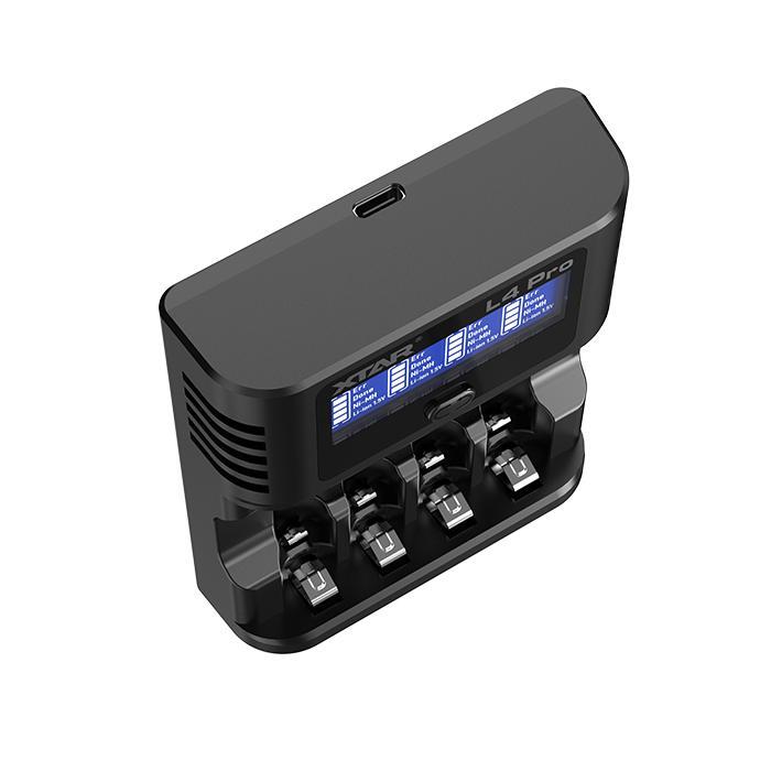 XTAR L4 Pro Smart Charger for AA/AAA 1.2V NI-MH and 1.5V Lithium battery