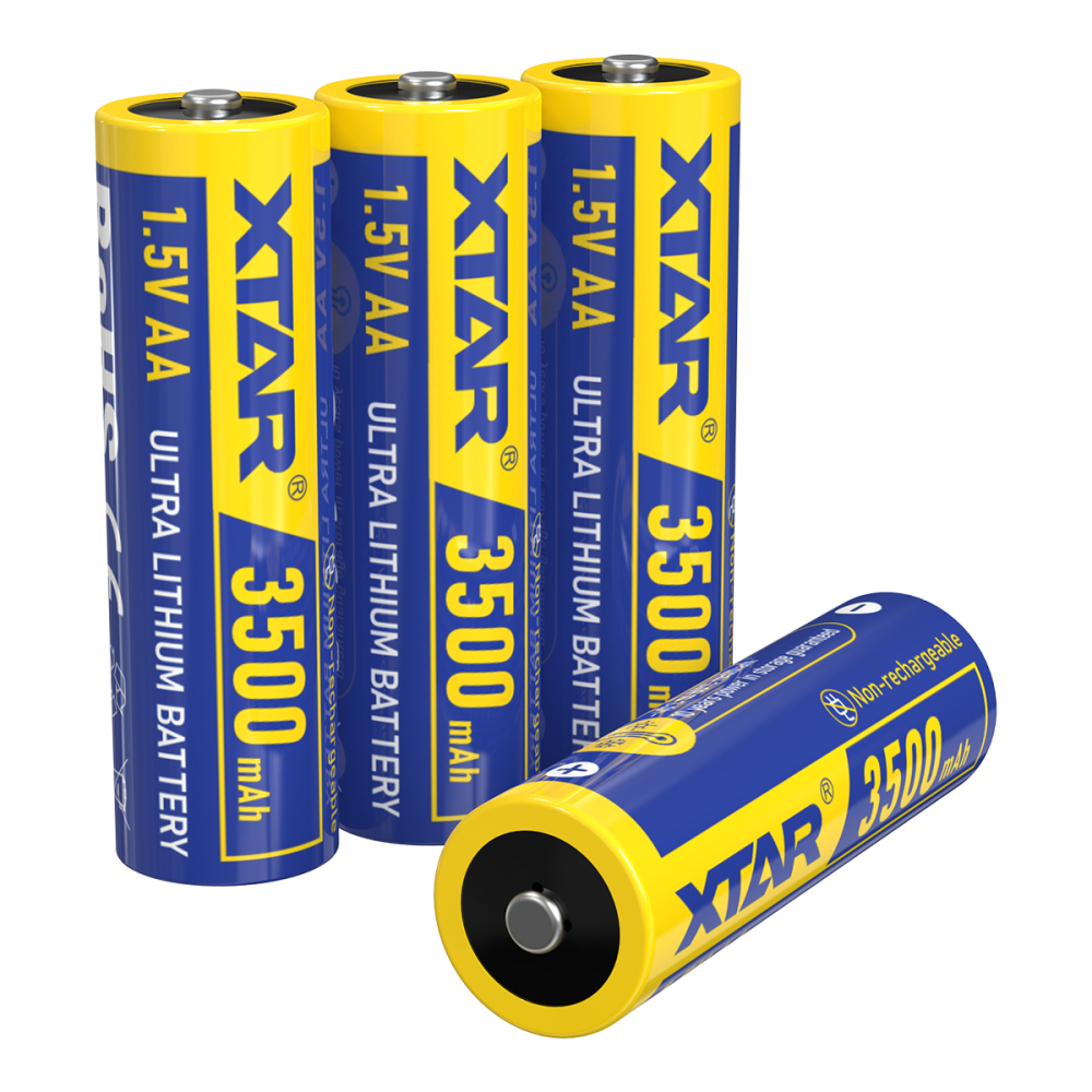 XTAR AA Lithium 3500mAh Non-Rechargeable Battery for Blink Camera