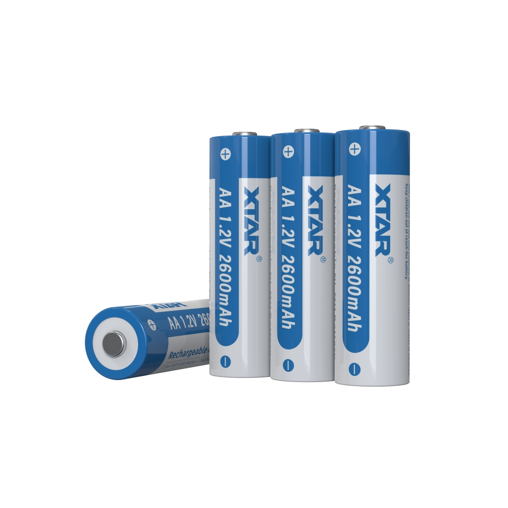 XTAR AA 2600mAh / AAA 1000mAh 1.2V Ni-MH AA Rechargeable Battery and AAA Battery