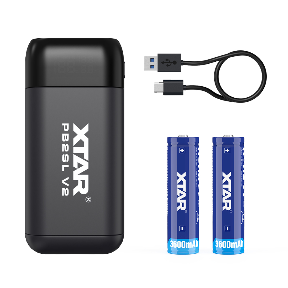 XTAR NEW UPGRADED  PB2SL V2 18650 18700 20700 21700 Battery Charger & Power Bank