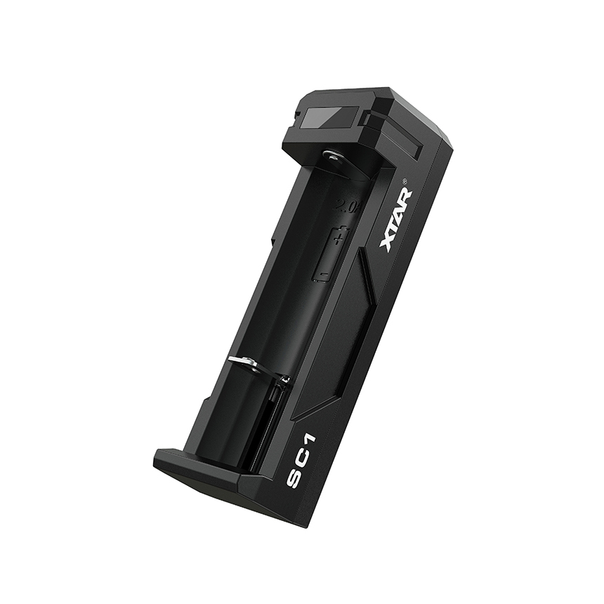 XTAR SC1 2A fast Charger for Li-ion 18650/18700/20700/21700/22650/25500/26650 Battery
