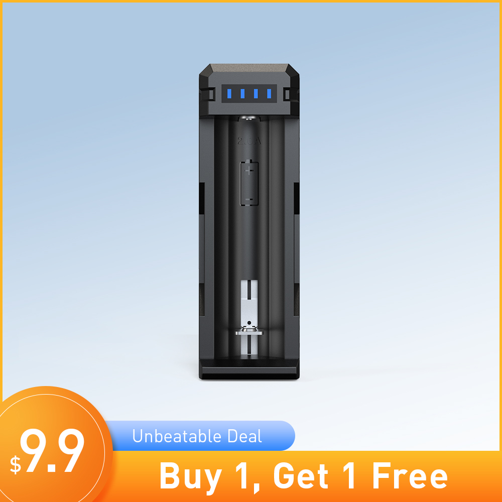 XTAR SC1 2A Micro-USB fast Charger for Li-ion 18650/18700/20700/21700/22650/25500/26650 Battery