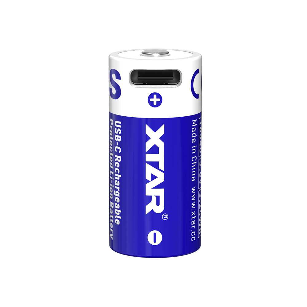 XTAR 2.7A 16340 900mAh 3.6V Protected Rechargeable Li-ion Battery for SD1 lighting