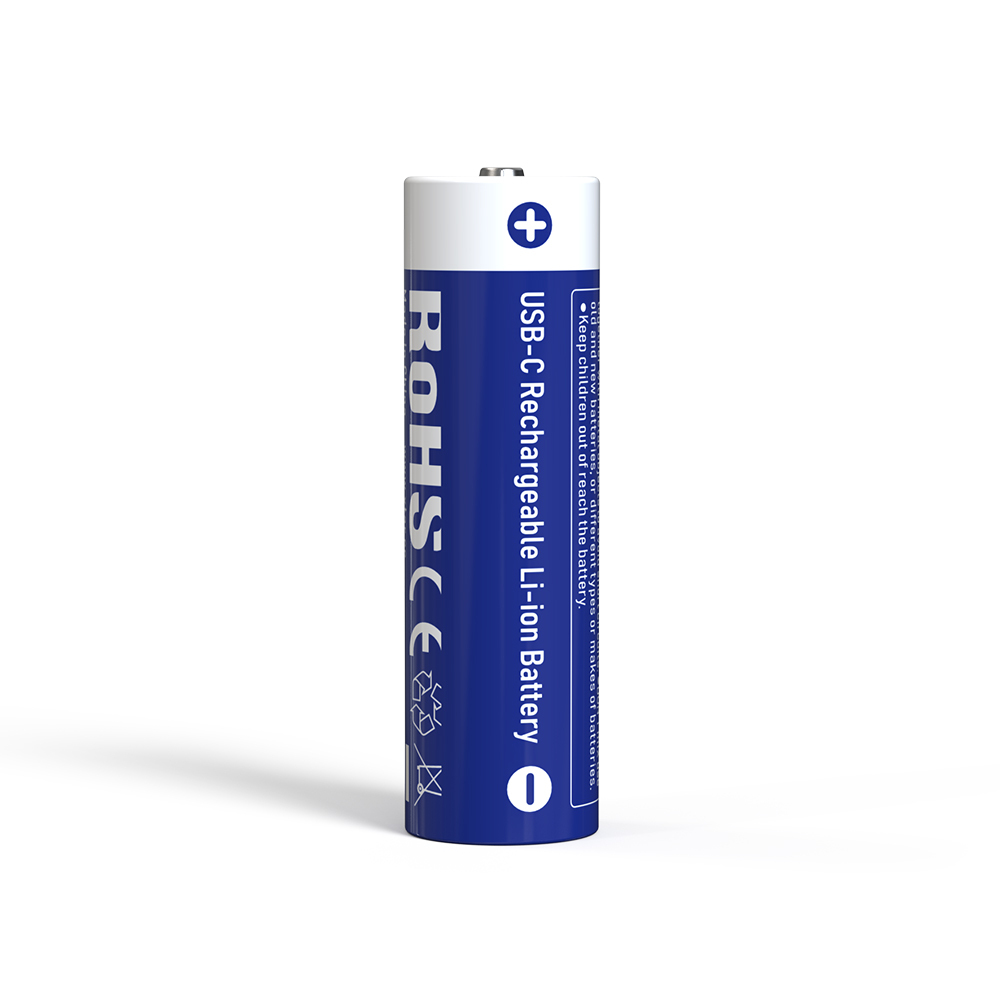 XTAR 1.5V AA LR 2000mAh USB-C Rechargeable Li-ion Battery