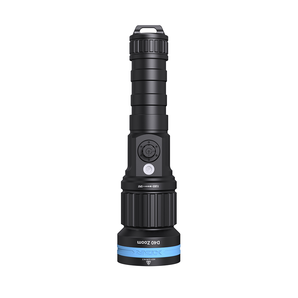 XTAR D40 ZOOM 1600 lumens Adjustable Beam Dive Light