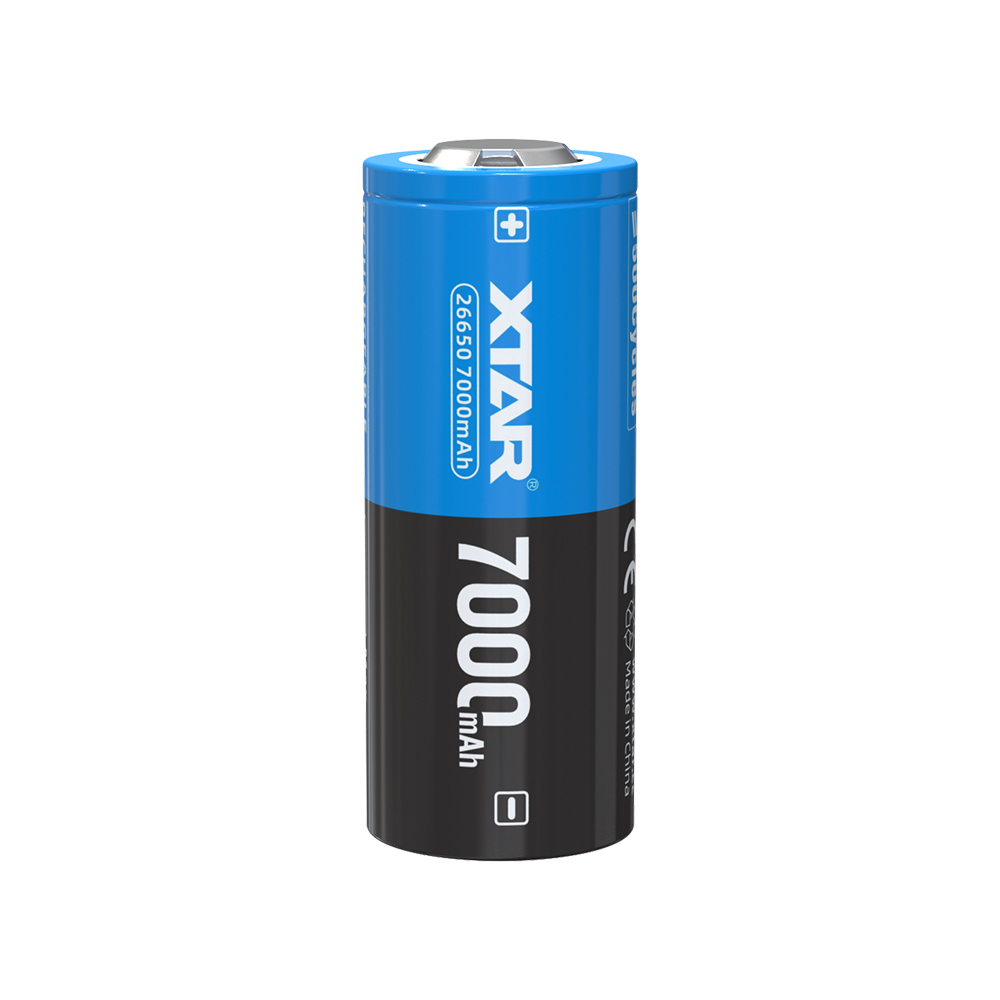 XTAR 10A 7000mAh High Capacity 26650 Li-ion Battery for Flashlight