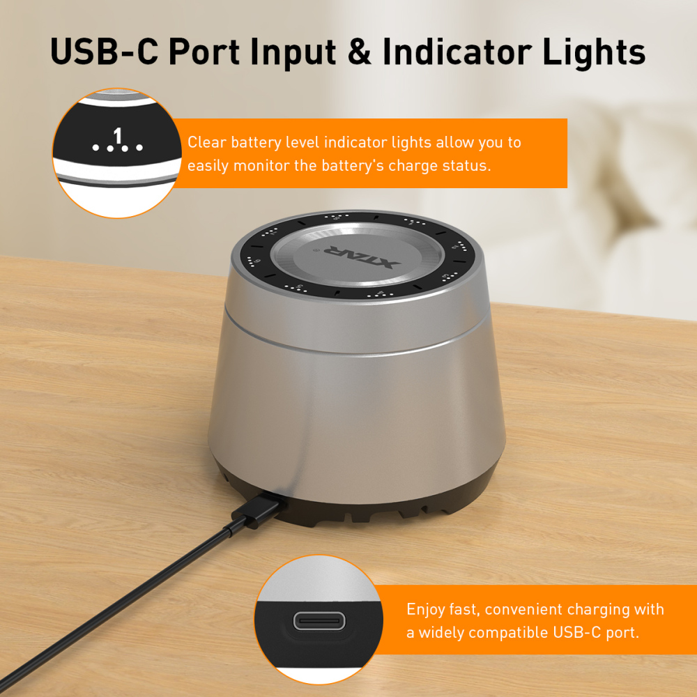 XTAR L8 BOX 8-Slot Rechargeable Battery Charger for AA/AAA 1.5V Li-ion and 1.2V NI-MH Batteries