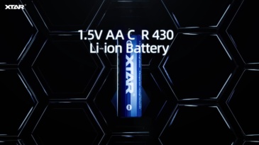 XTAR 1.5V AA CLR 4300 Rechargeable Li-ion battery