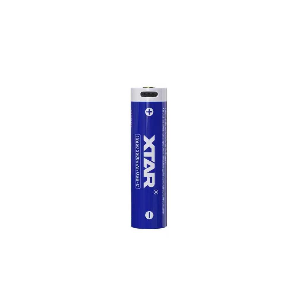 XTAR 3.6V 18650 3500mAh USB-C 10A Li-ion Rechargeable Li-ion Battery