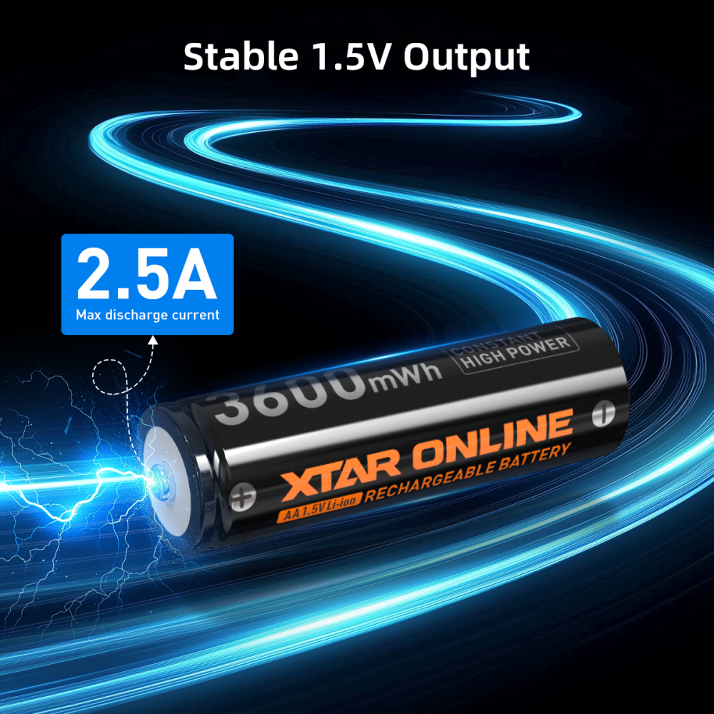 XTAR LC12 12-slots Li-ion AA/AAA Battery Charger & Storage box