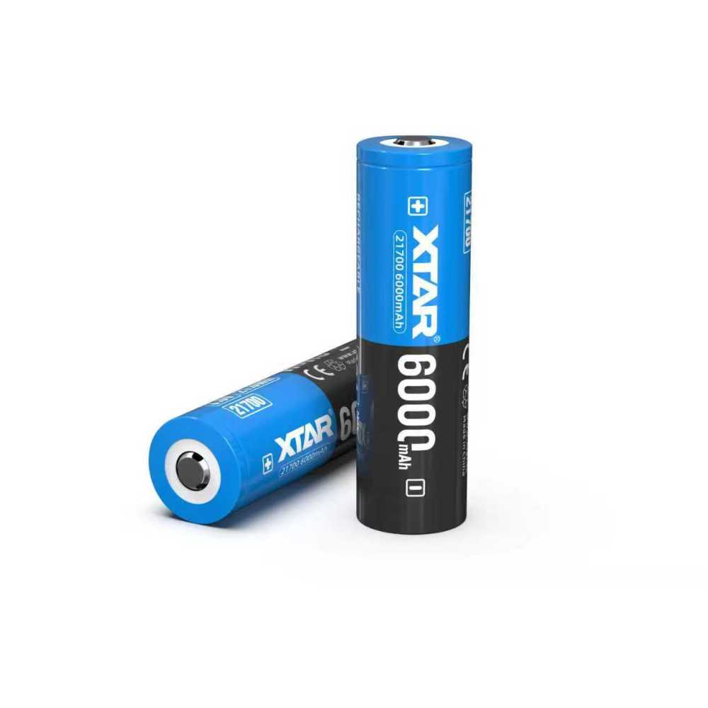 XTAR 21700 6000mAh 10A Lithium ion Battery for Flashlight