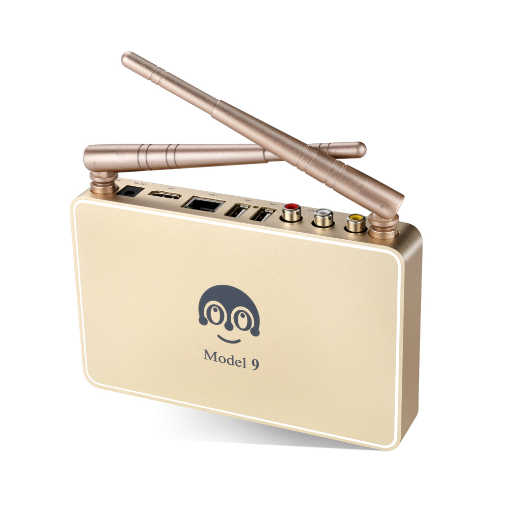 Arabic TV Box Golden Metal TV Box Android Amlogic S905W Quad Core Smart TV Set Top Box