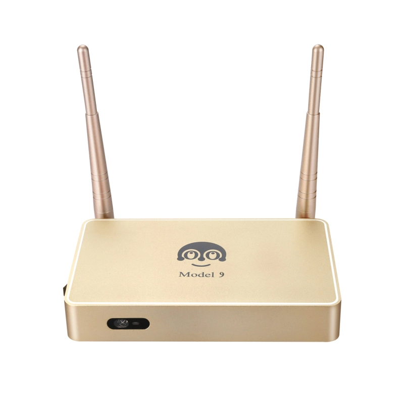 Arabic TV Box Golden Metal TV Box Android Amlogic S905W Quad Core Smart TV Set Top Box