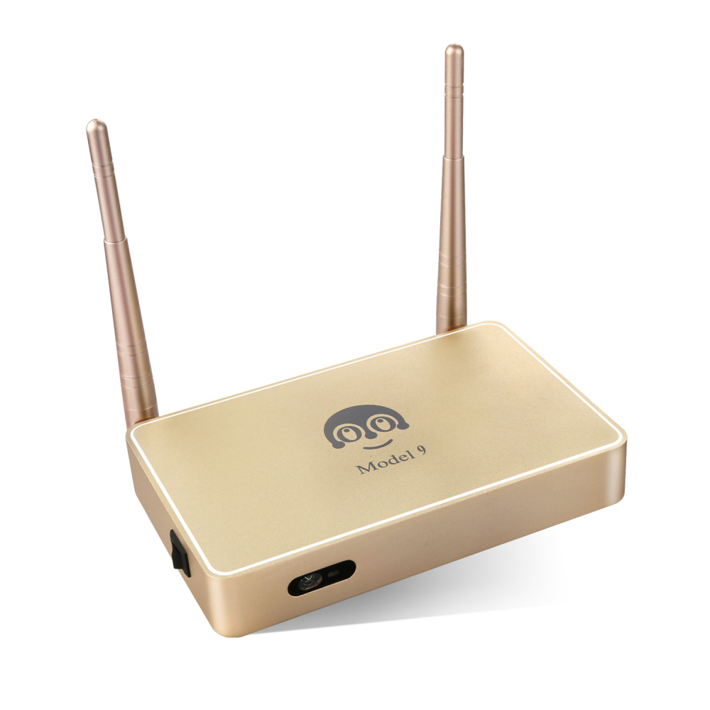 Arabic TV Box Golden Metal TV Box Android Amlogic S905W Quad Core Smart TV Set Top Box