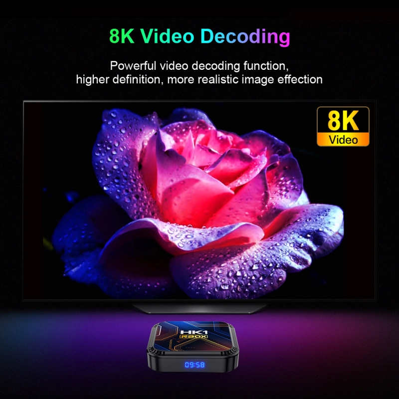 Android 13 Smart TV Box 2.4G& 5G Quad Core 4K HD Bluetooth Media Player