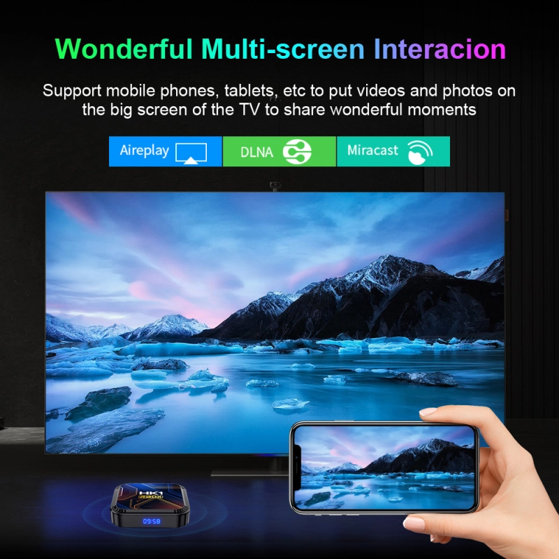 Android 13 Smart TV Box 2.4G& 5G Quad Core 4K HD Bluetooth Media Player
