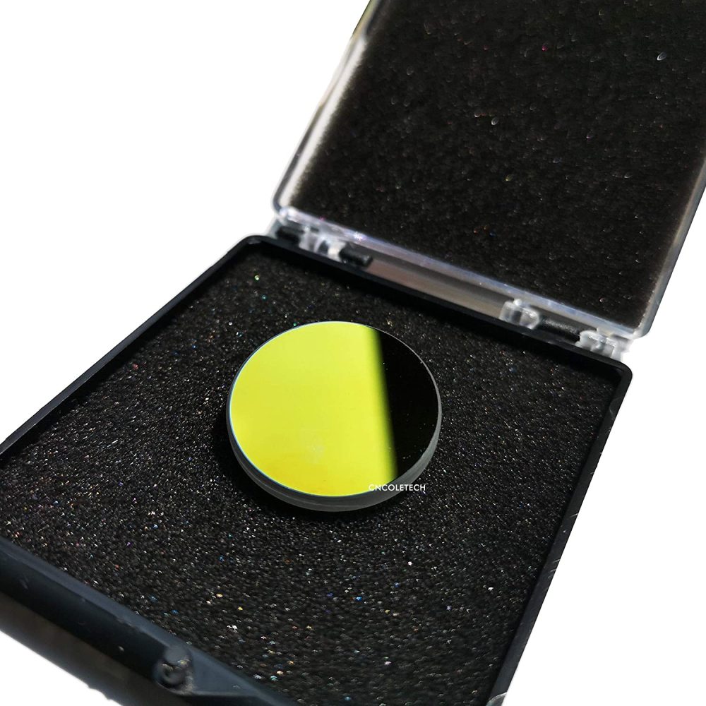 MCWlaser 3PCS K9 Glass Mirror Coated Gold Dia:20mm/25mm for CO2 Laser Engraving Cutting 40W or 50W