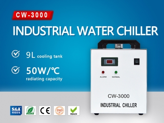 S&A CW-3000 Series (CW-3000WTG/DG/TK/DK) Industrial Water Chiller